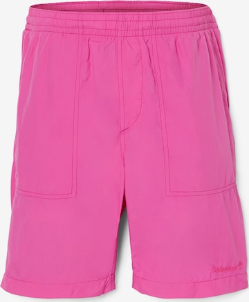 Regular Pantalon TIMBERLAND en rose : devant