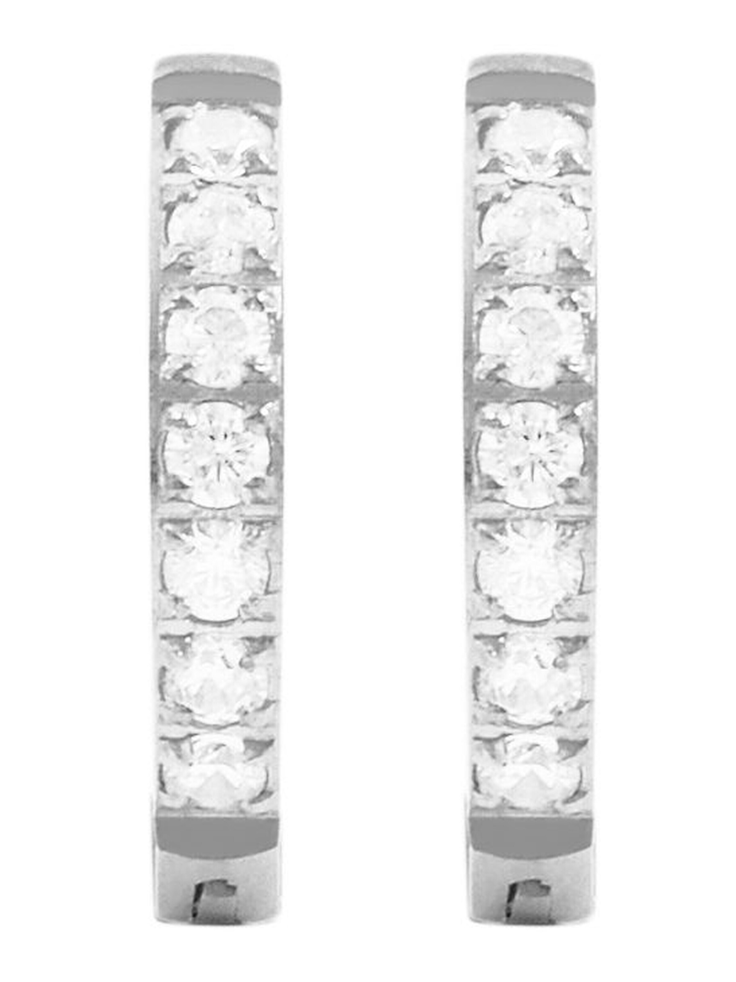 Akzent Earrings 'Nieva, silberfarbig, langlebig' in Silver: front
