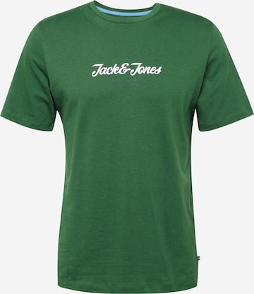 T-Shirt 'HENRY' JACK & JONES en vert : devant