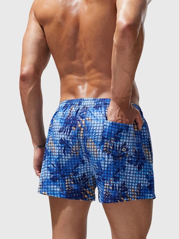 SEOBEAN Board Shorts 'Bird' in Blue