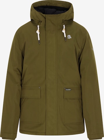 Schmuddelwedda Зимняя куртка в Зеленый: спереди