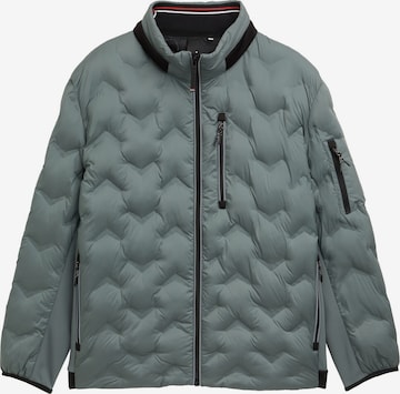 TOM TAILOR Men + Winterjacke in Grün: Vorderseite