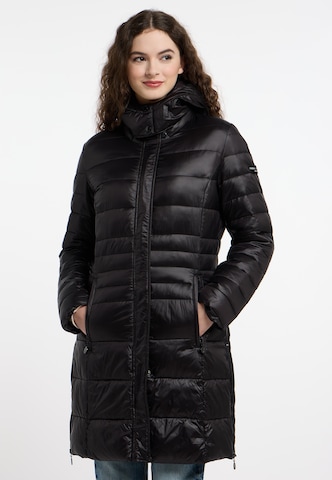 Frieda & Freddies NY Wintermantel 'Dalia 2' in Schwarz: Vorderseite