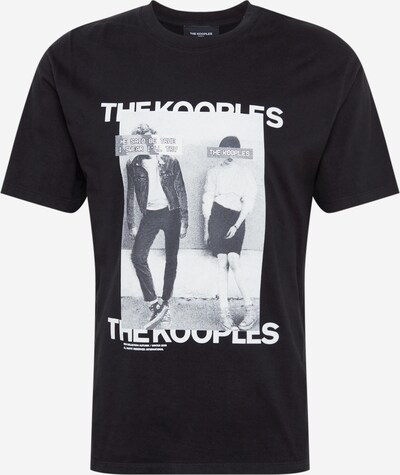 The Kooples T-Shirt en noir, Vue avec produit