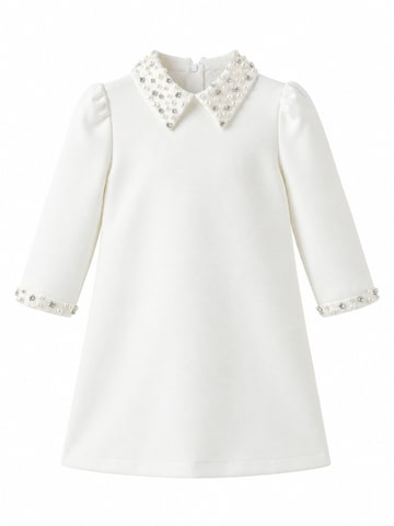 Robe Hilal Akinci Kids en blanc : devant