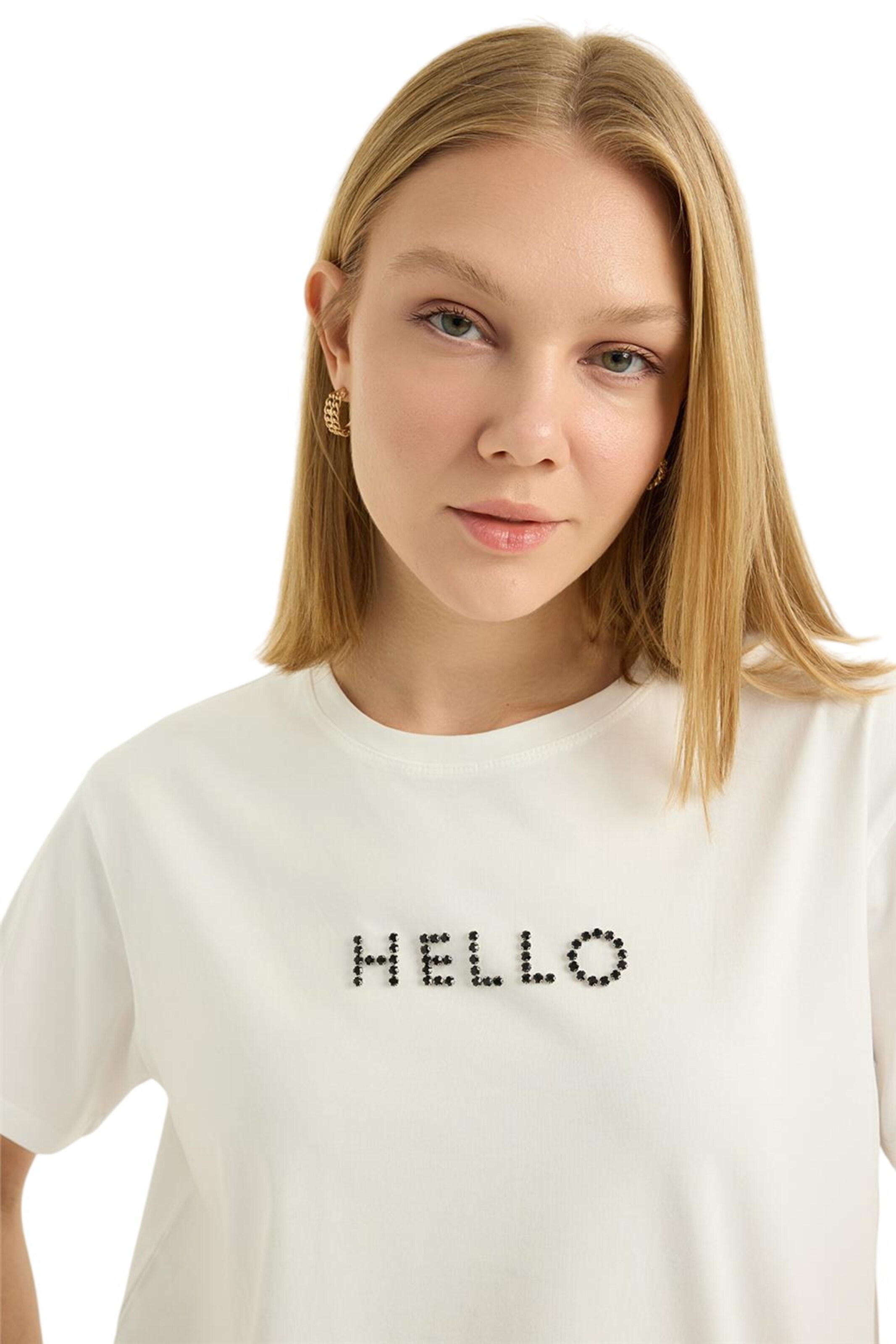 T-shirt HOME STORE en blanc