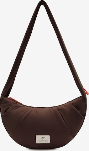Les Visionnaires Schoudertas 'Unio Vancouver' in Bruin: voorkant