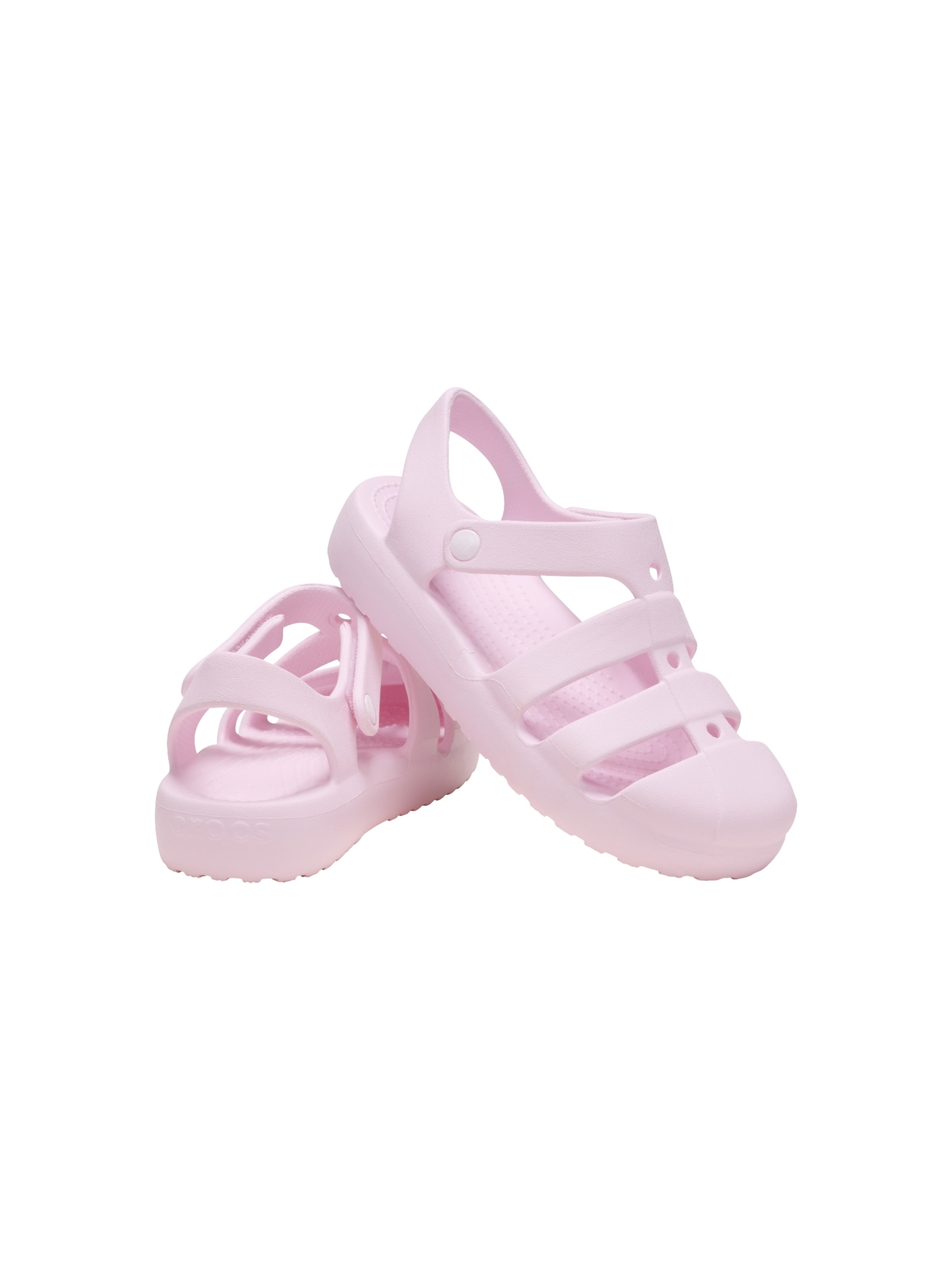 Crocs Buty otwarte 'Kindersandalen mit Klettverschluss „Classic Fisherman“' w kolorze różowy