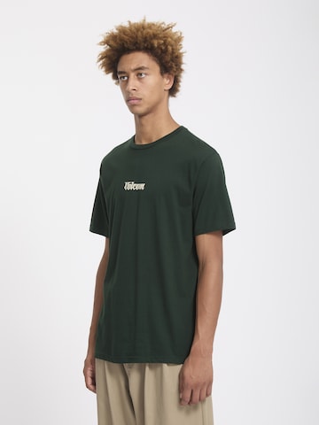 T-Shirt 'LINEAR BSC' Volcom en vert