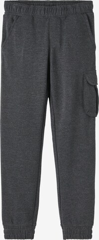 NAME IT - Tapered Pantalón 'Varonto' en negro: frente