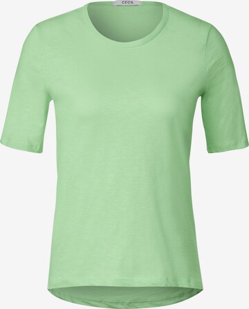 CECIL Μπλουζάκι σε πράσινο: μπροστά