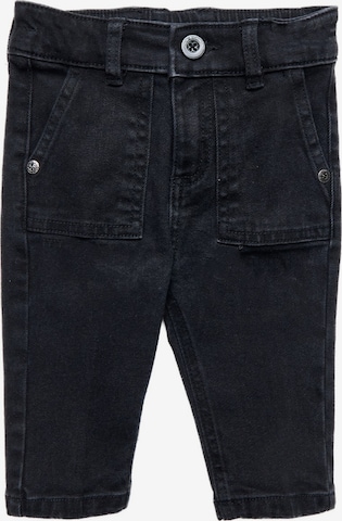 John Richmond Loosefit Jeans in Zwart: voorkant
