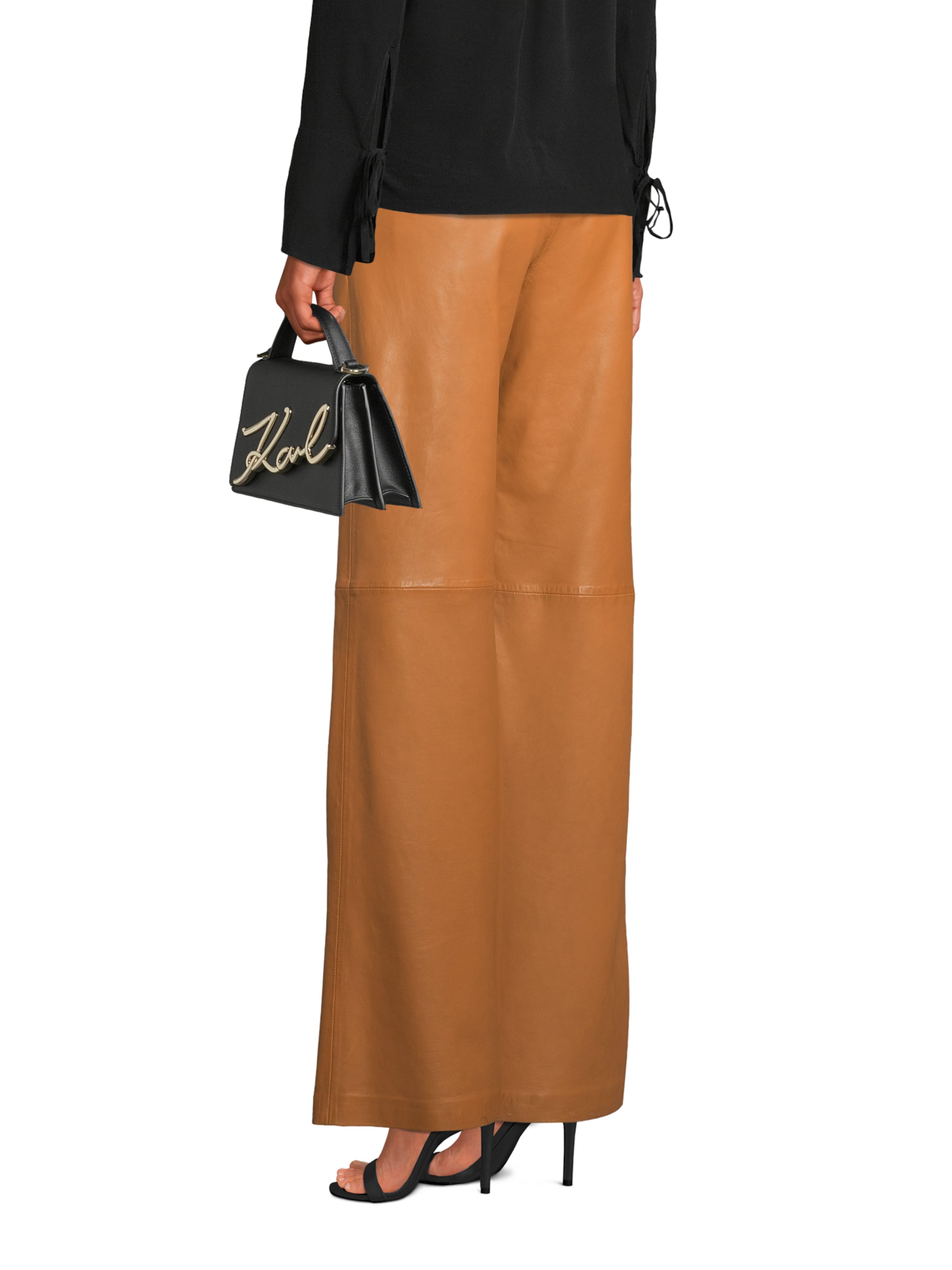 Karl Lagerfeld Kabelka 'Signature 2.0' - Čierna