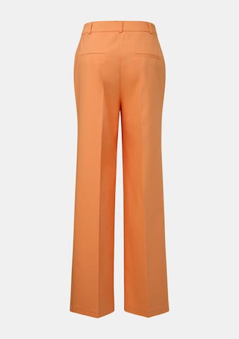 COMMA Wide leg Pantalon in Oranje: terug
