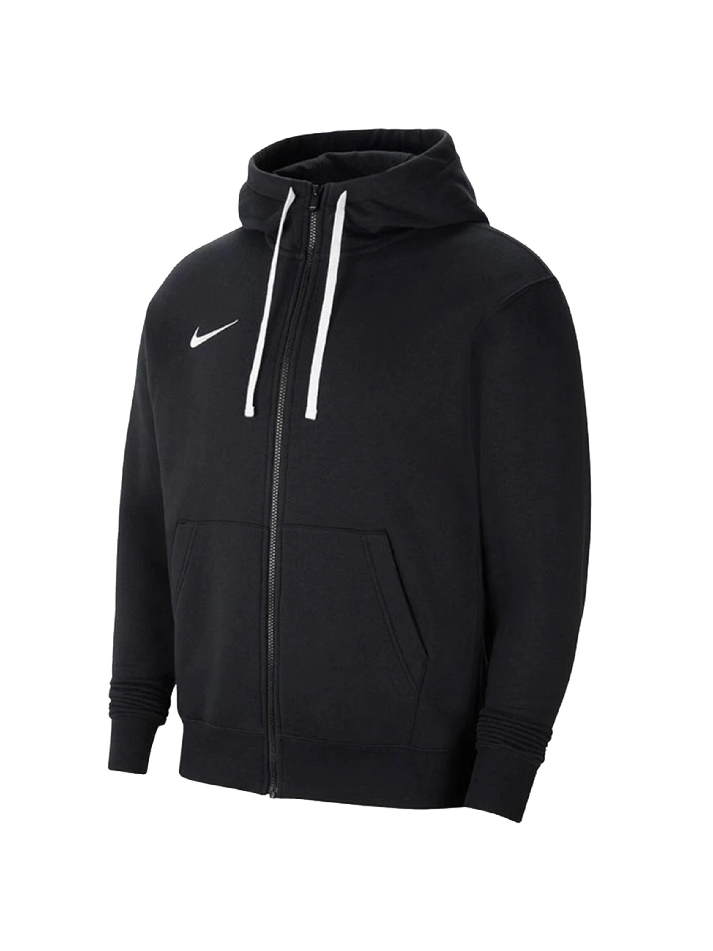 NIKE Sweatshirt 'Nike Park Fleece Full-Zip Hoodie' in Black: front