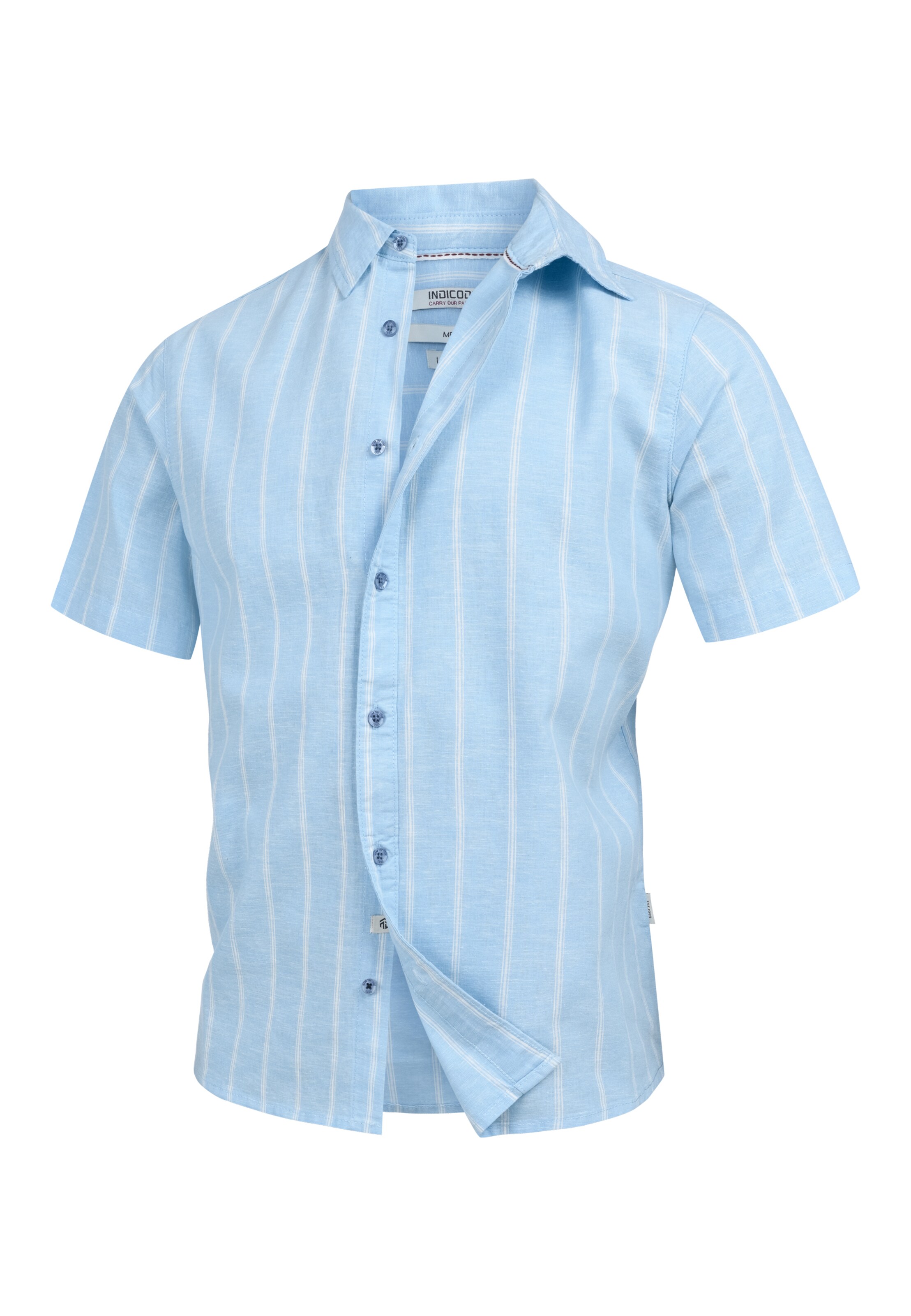 INDICODE JEANS Business shirt ' Trypper ' in Blue: front
