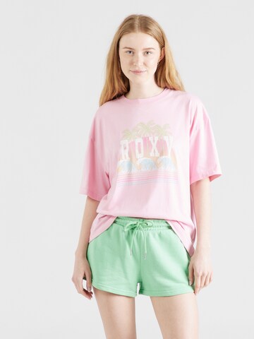 T-shirt 'DREAMERS WOM' ROXY en rose : devant