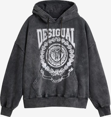 Bluză de molton de la Desigual pe negru: față
