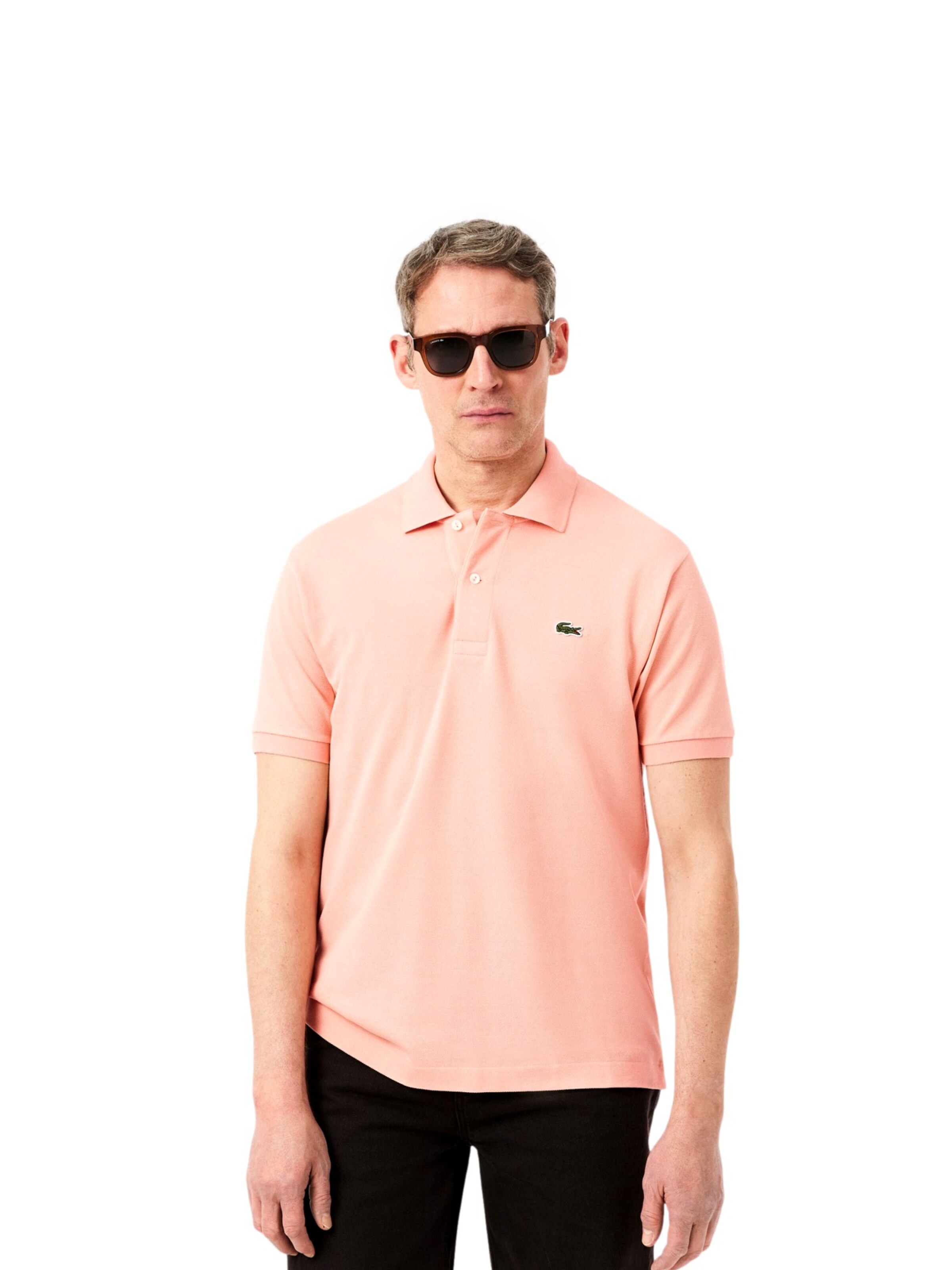 LACOSTE Regular fit Shirt in Pink: front