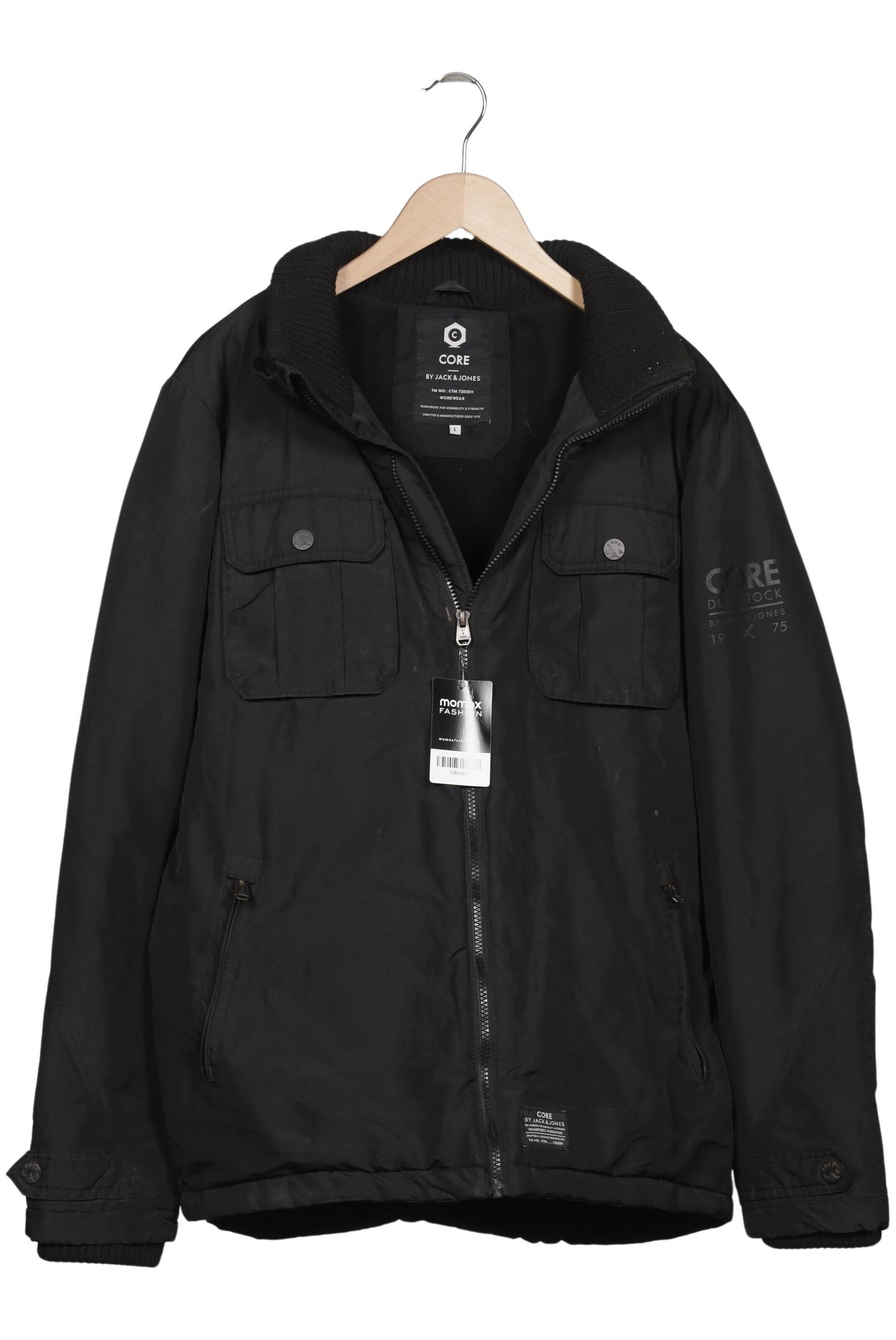 JACK & JONES Jacke L in Schwarz: Vorderseite