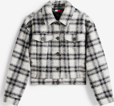 Demisezoninė striukė iš Tommy Jeans, spalva – juoda / balta, Prekių apžvalga