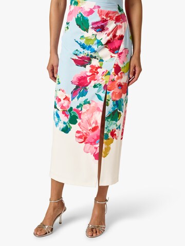 Adrianna Papell Jurk 'Petite One Shoulder Border Dress' in Gemengde kleuren