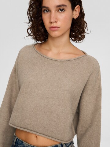 Pull-over Bershka en beige