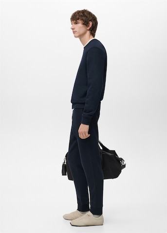 MANGO MAN Tapered Pants 'Cohen' in Blue