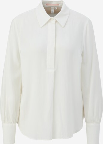 QS Blouse in White: front