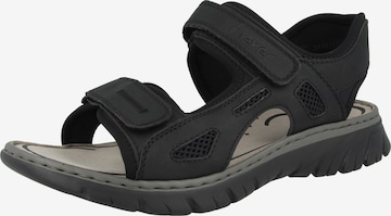 Rieker Trekking sandal in Grey: front