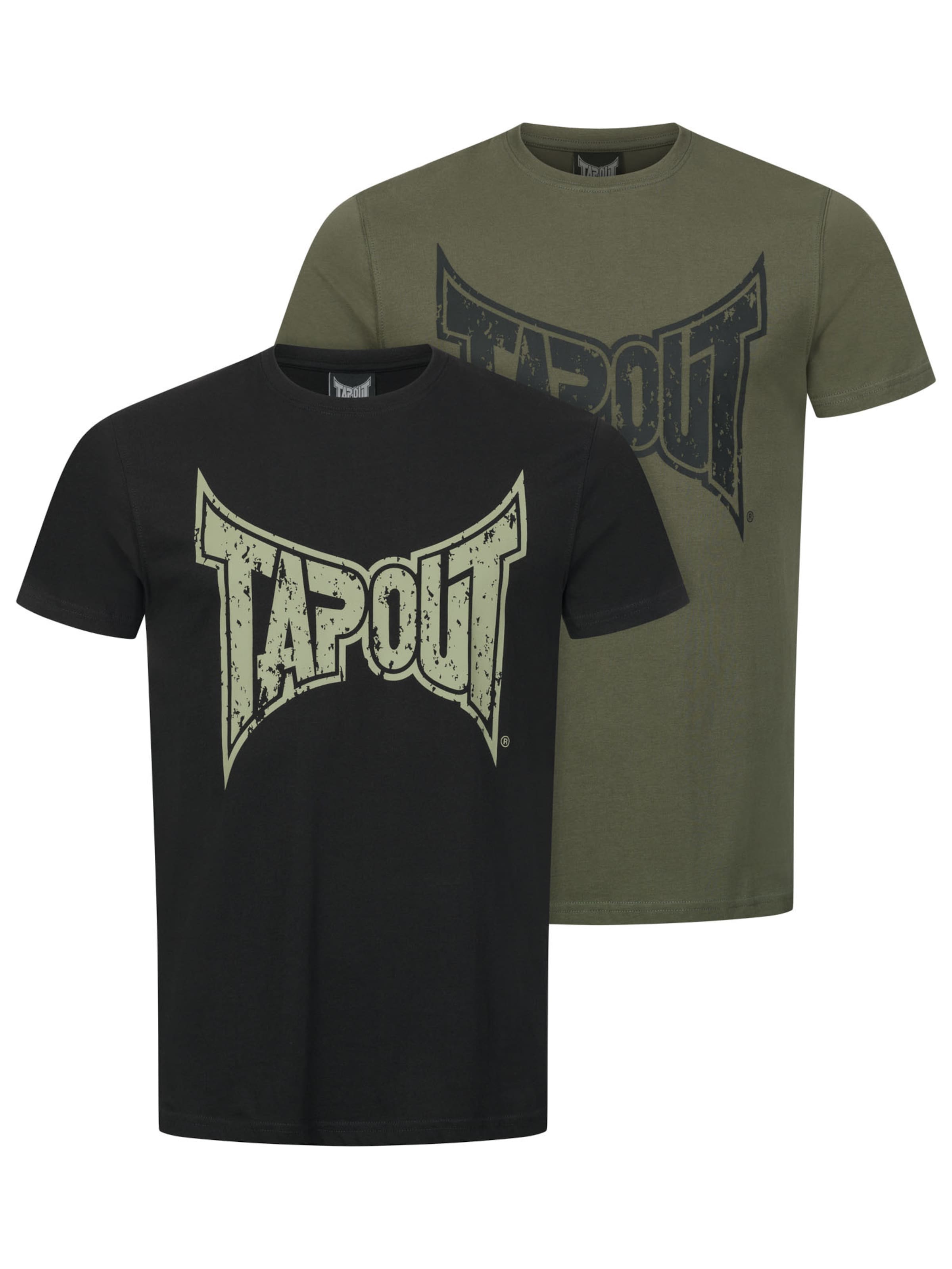 Tapout T-shirt 'Amboyn' i grön: framsida
