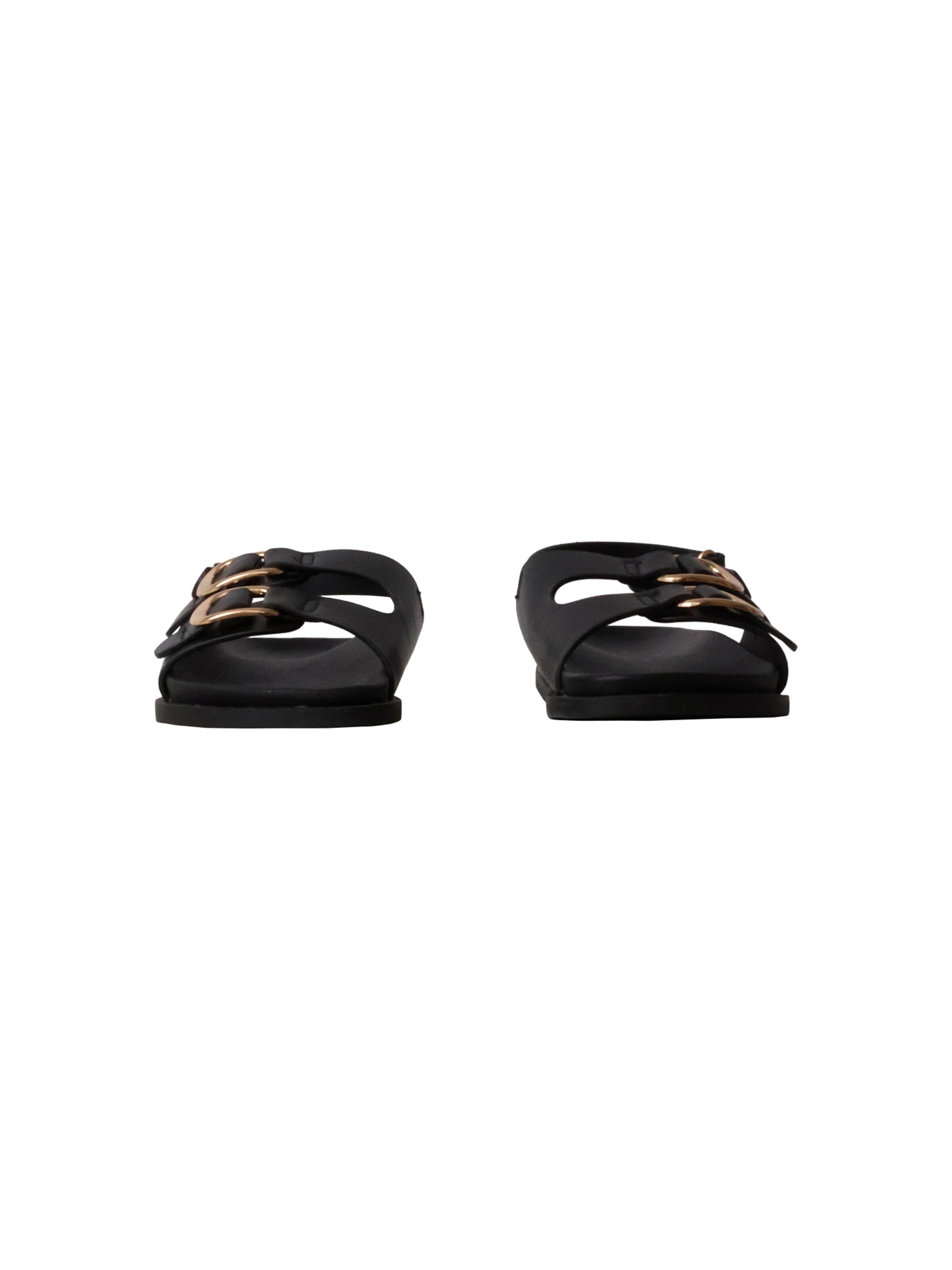 Super Mode - Zapatos bajos 'Kinder-Pantoletten mit Schnalle' en negro