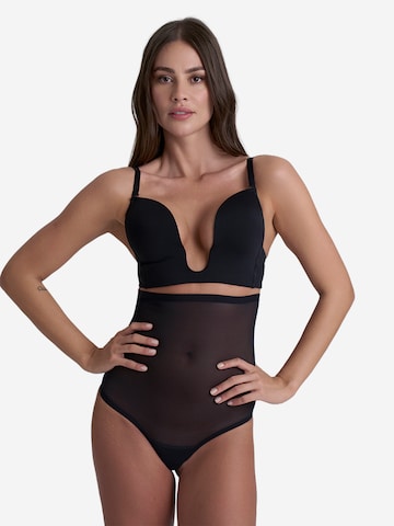 Bye Bra - Braga moldeadora 'Forming Tulle High Waist Thong' en negro