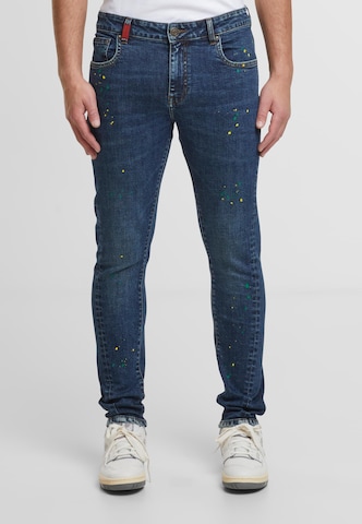 2Y Premium Slimfit Jeans 'Raul' in Blauw: voorkant