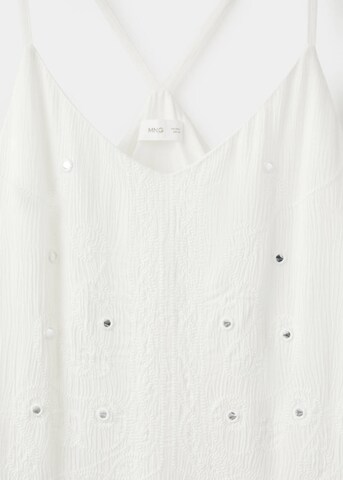 MANGO TEEN Dress 'Moss' in White