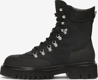 Kazar Studio Bottines à lacets en gris argenté / noir, Vue avec produit