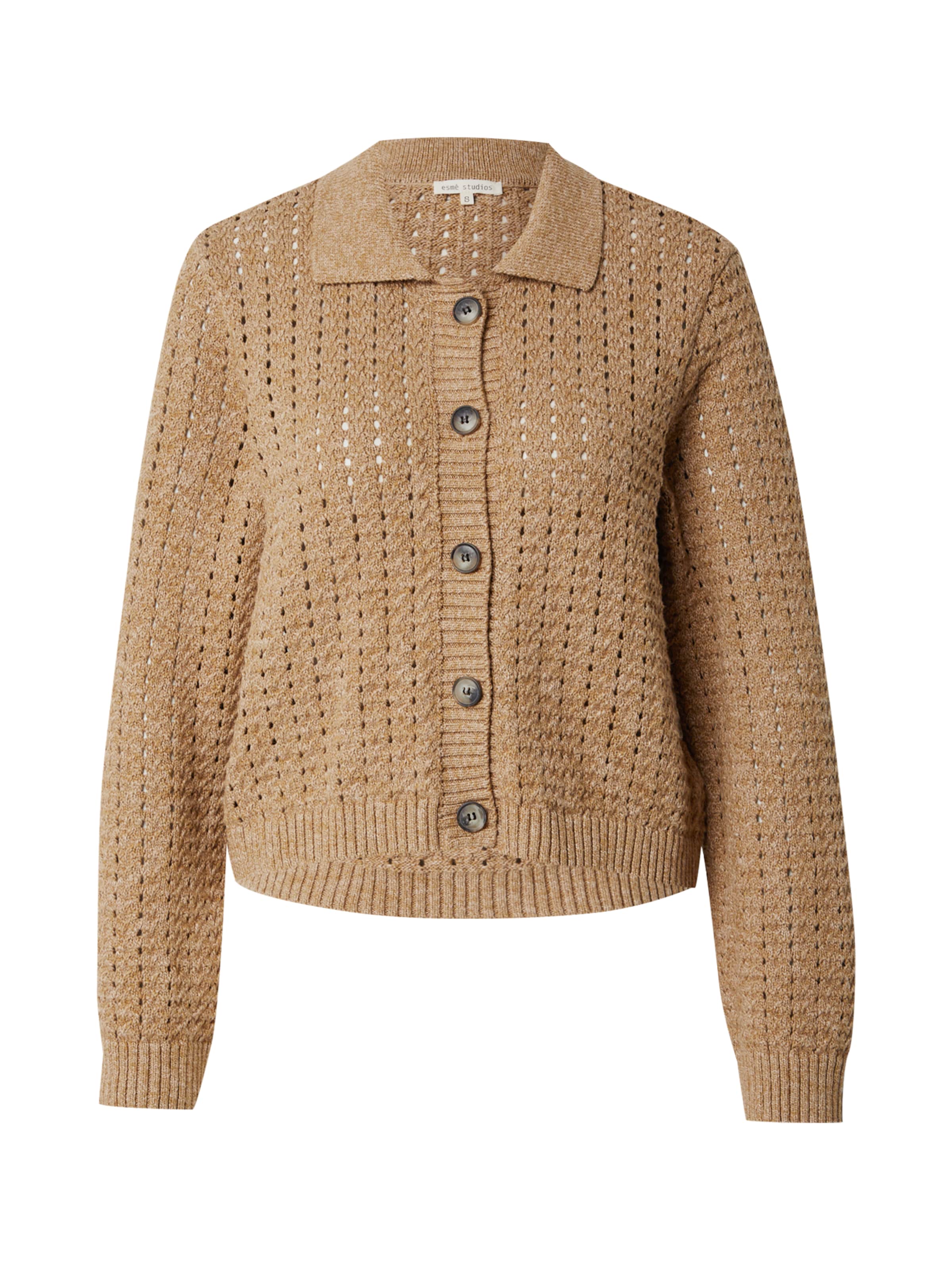 Esmé Studios Kampsun 'Saga', värv pruun: eest vaates