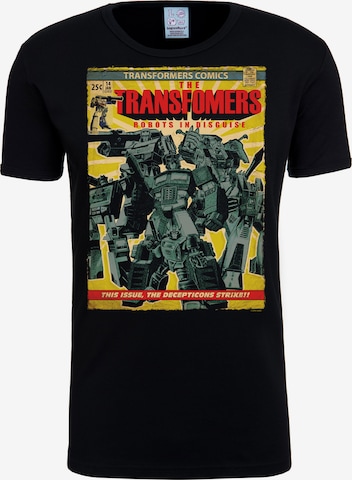 LOGOSHIRT T-Shirt 'Transformers - Robots In Disguise' in Mischfarben: predná strana