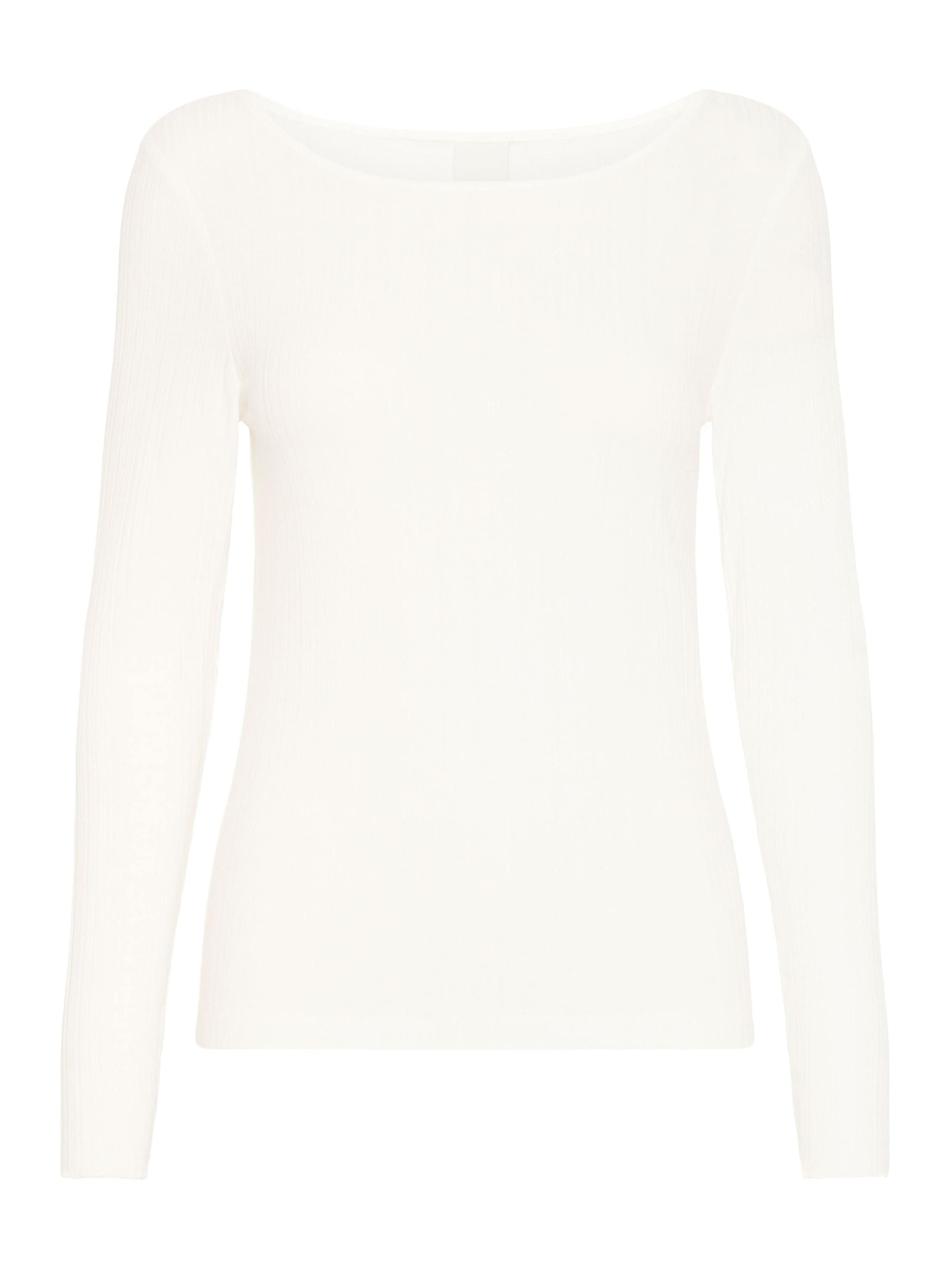 ICHI Μπλουζάκι 'IHCella' σε λευκό: μπροστά