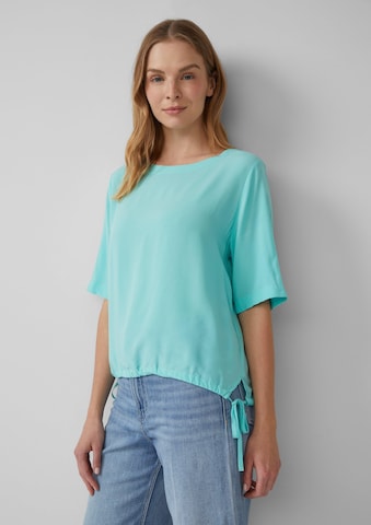 s.Oliver Blouse in Groen: voorkant