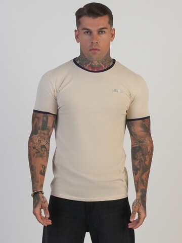 SikSilk Shirt in Beige: front