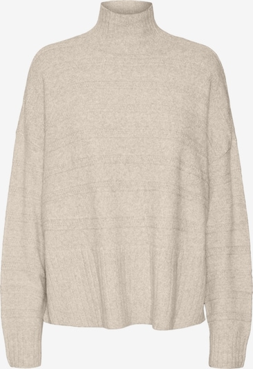 VERO MODA Pull-over oversize 'DOFFY' en beige chiné, Vue avec produit