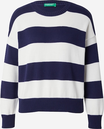 UNITED COLORS OF BENETTON Sweater in Blue: front