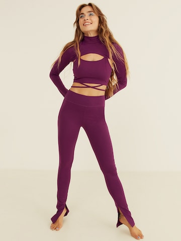 ABOUT YOU x Sofia Tsakiridou Skinny Leggings 'Elli' i lilla