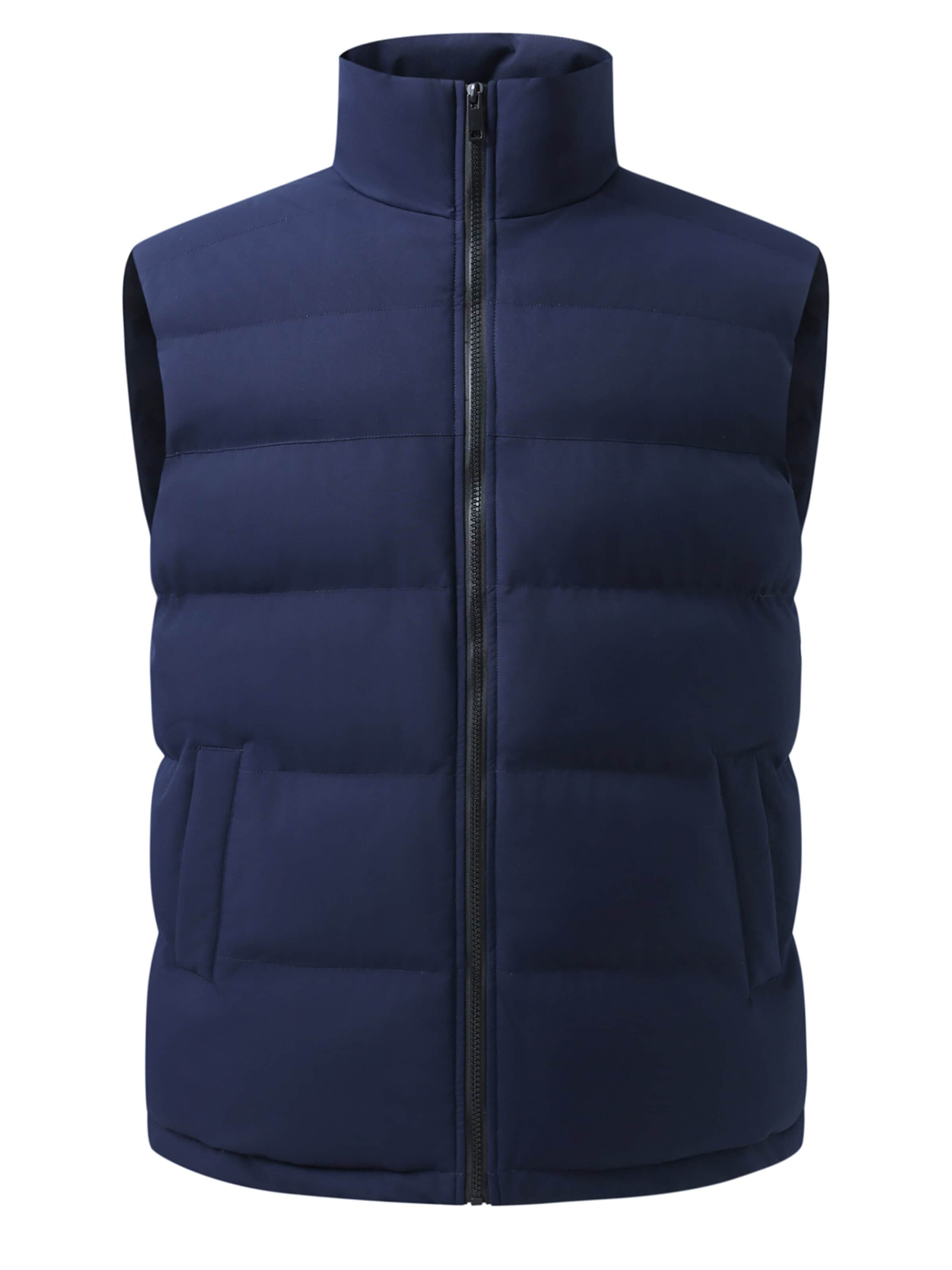 ALLTHEMEN Vest 'Wärmetrage' in Blue: front