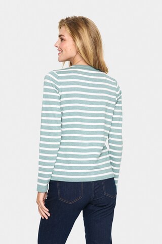 SAINT TROPEZ Strickjacke in Blau