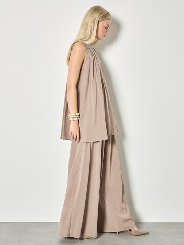Wide Leg Pantalon ' ' Apricot en beige