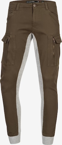 INDICODE JEANS Cargohose ' Drogo ' in Grün: Vorderseite