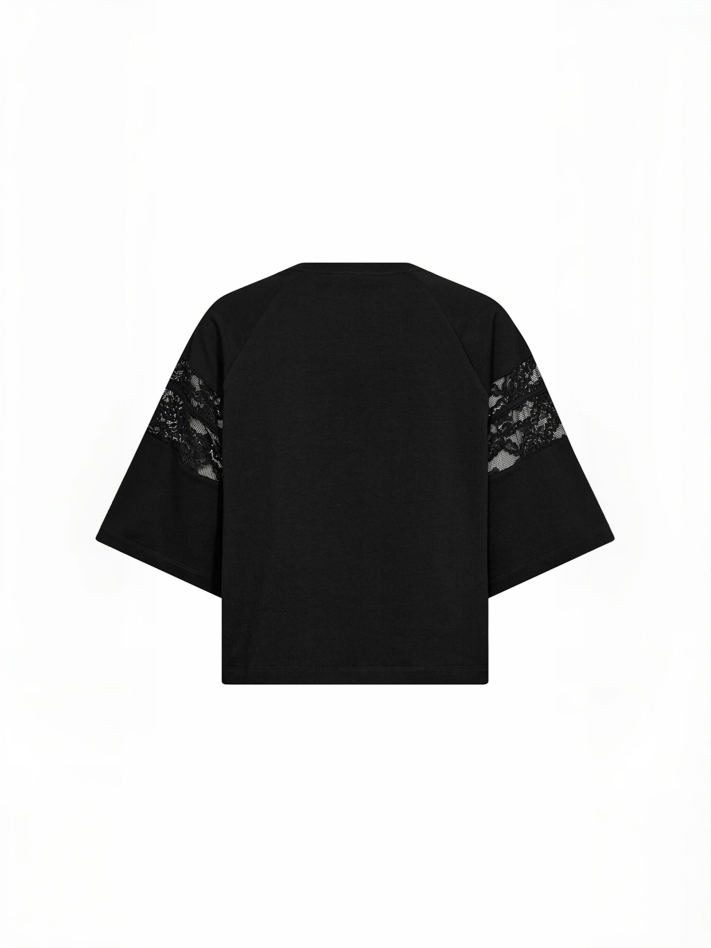 Haut ' Ely ' co'couture en noir