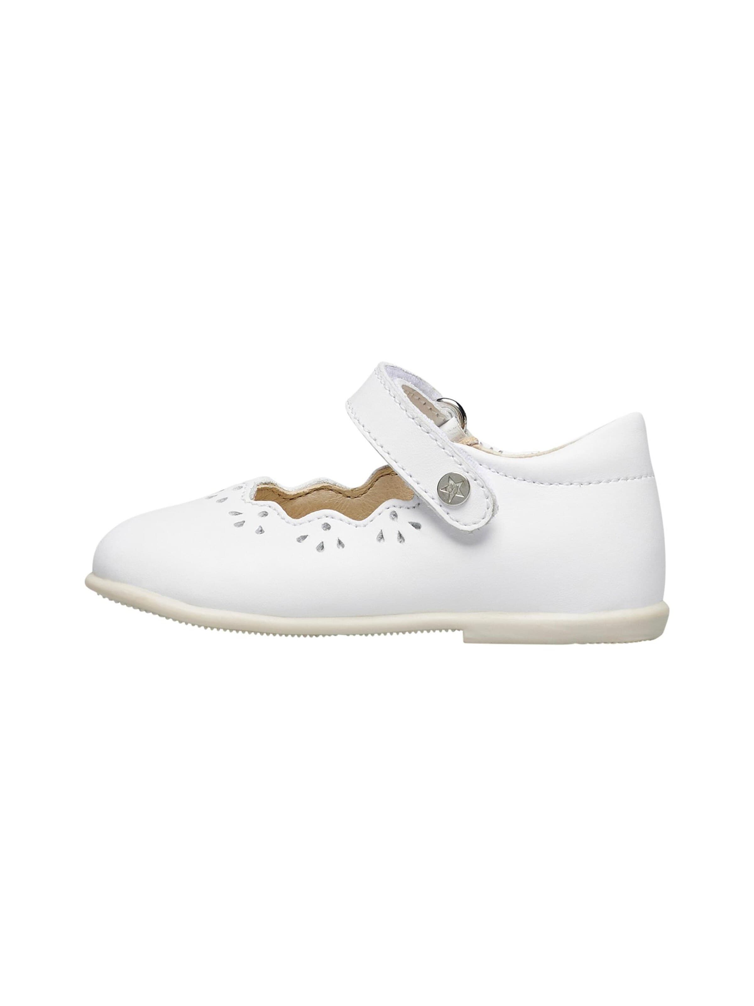 NATURINO Ballerina's 'OLYA' in Wit: voorkant